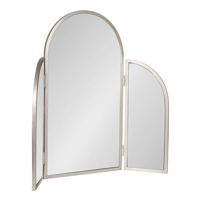 Amoli Tri-Fold Arch Metal Mirror