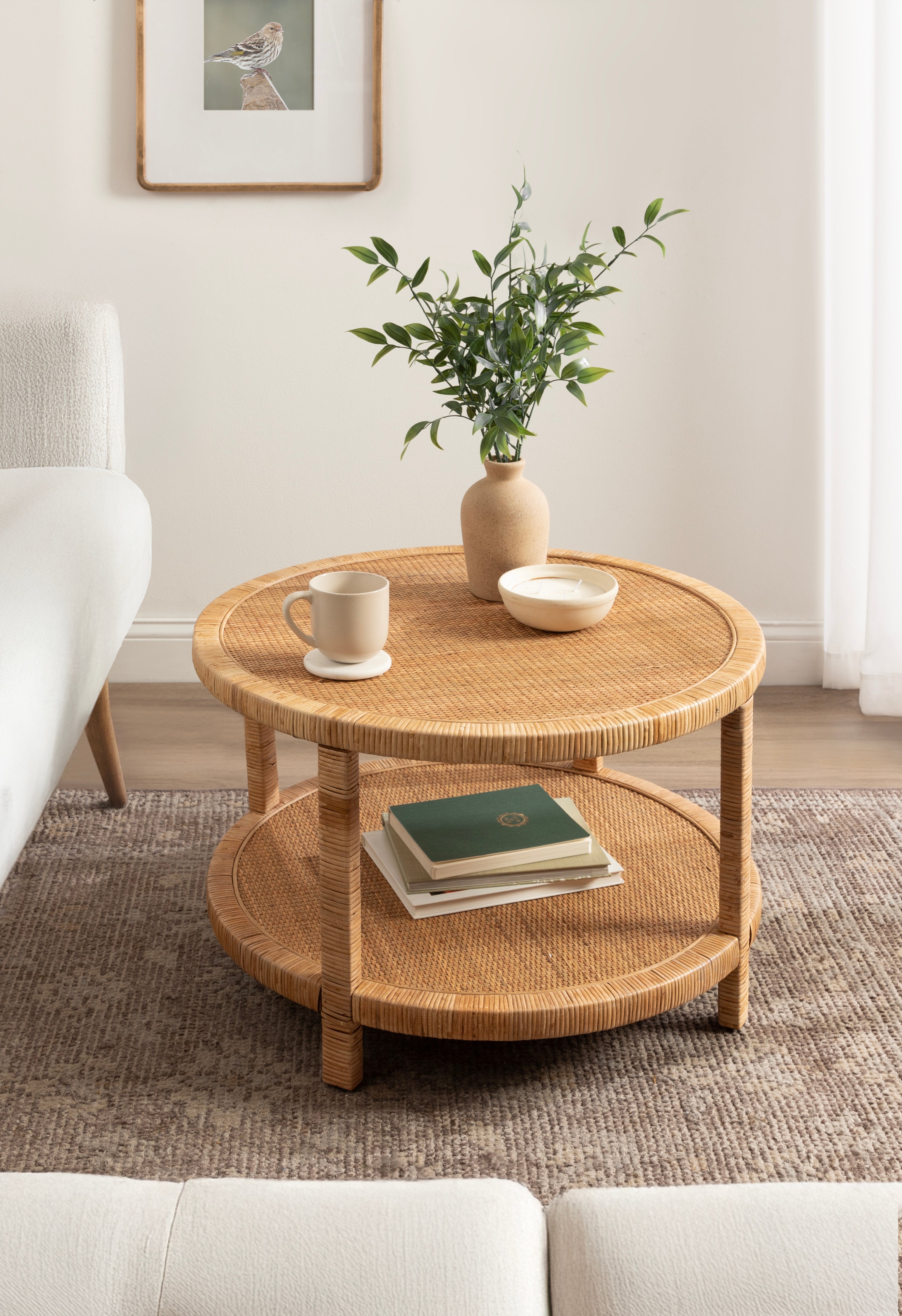Rafina Rattan Round Coffee Table
