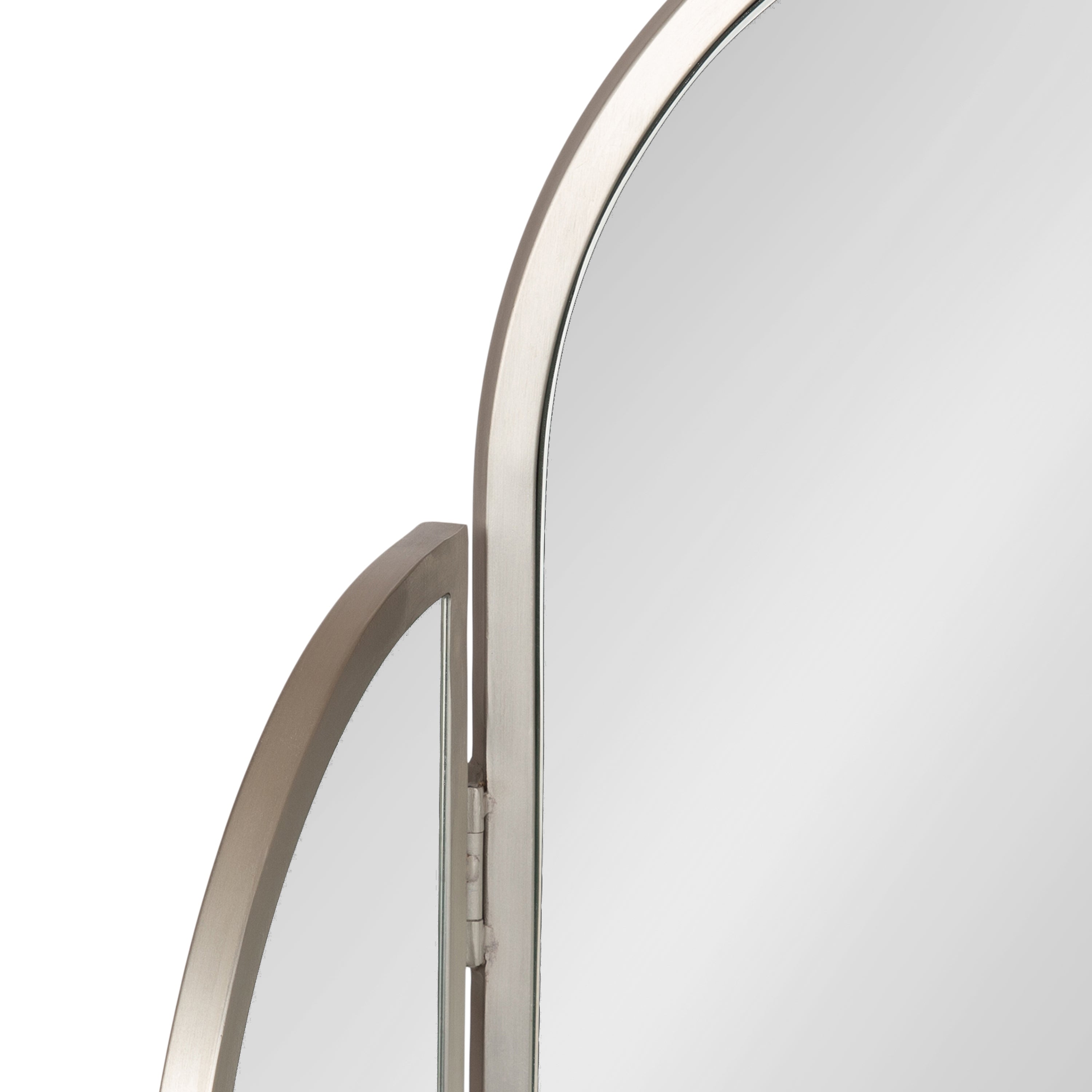 Amoli Tri-Fold Arch Metal Mirror