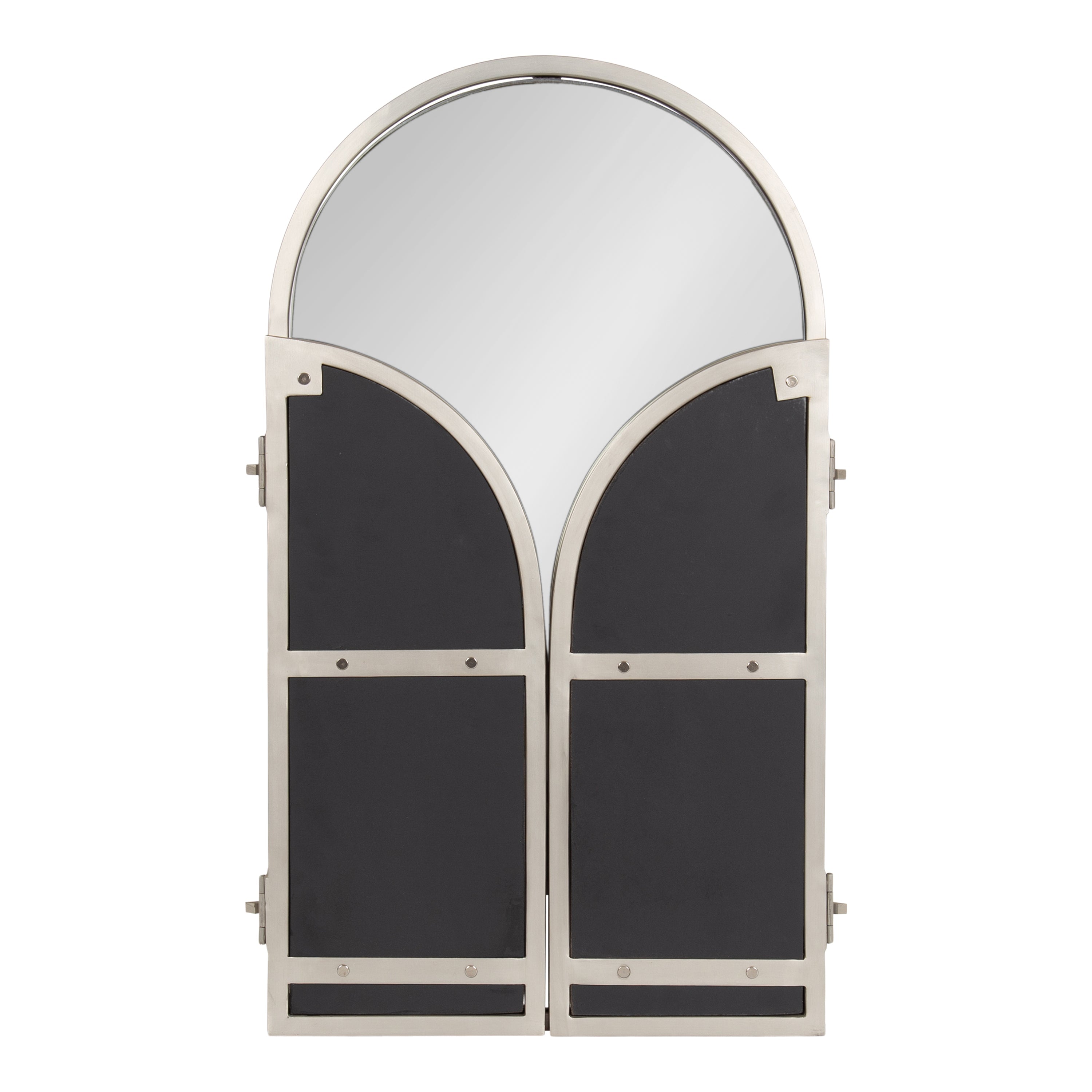 Amoli Tri-Fold Arch Metal Mirror
