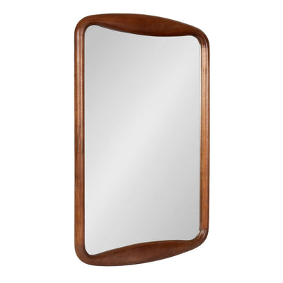 Hera Radius Rectangle Wood Mirror