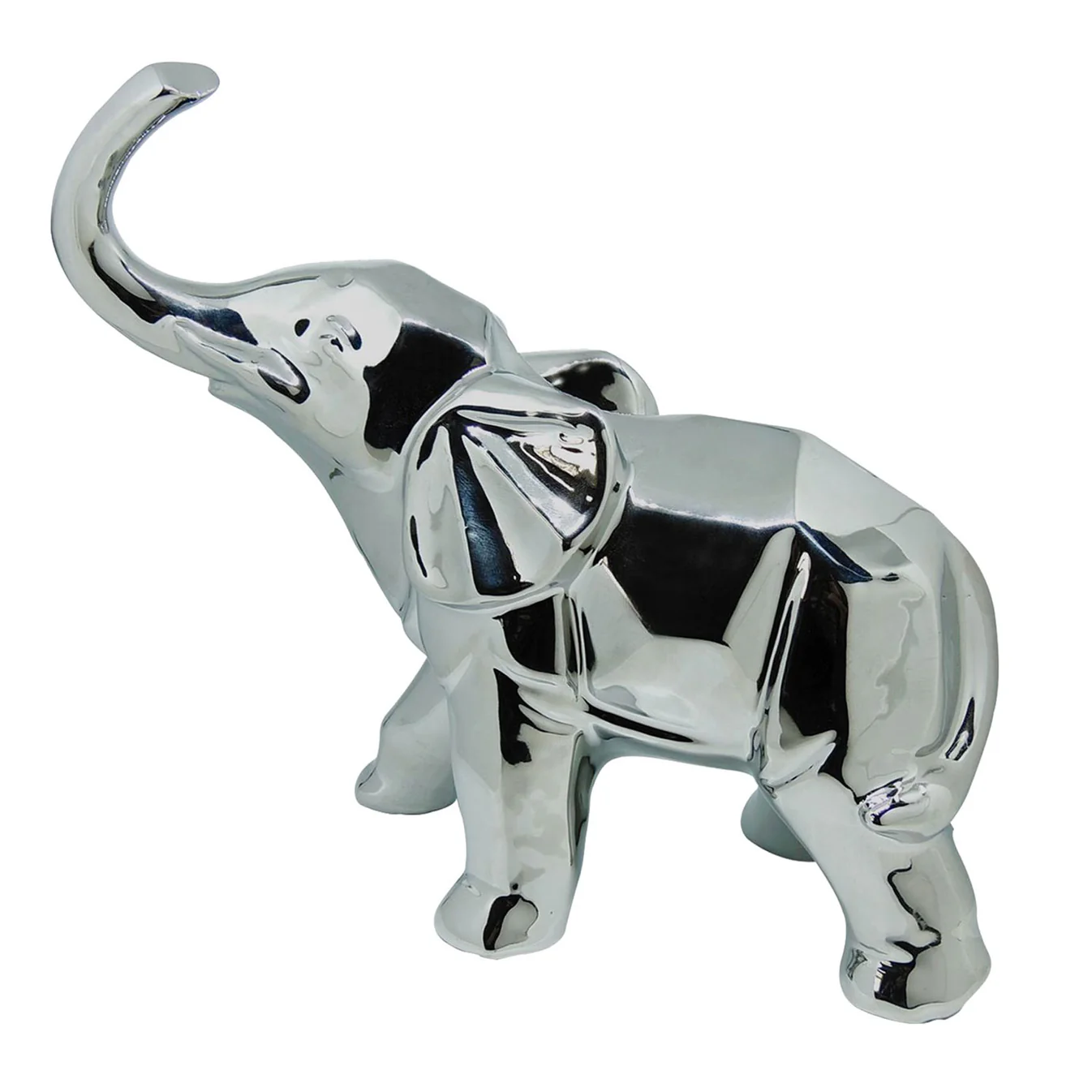 Silver Elephant Statue