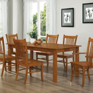Marbrisa Mission Oak Five-Piece Dining Set