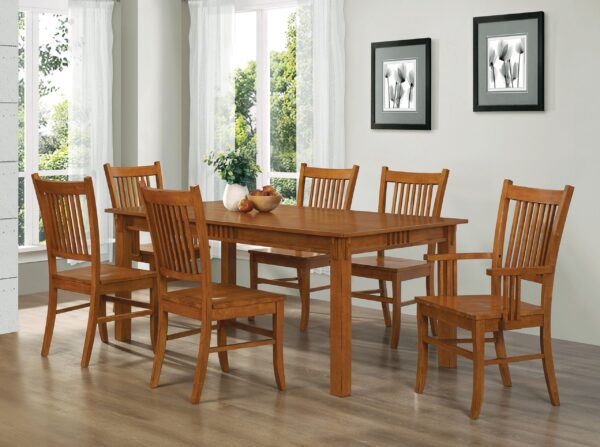 Marbrisa Mission Oak Five-Piece Dining Set