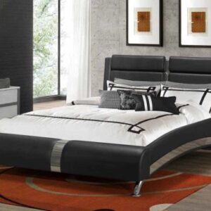 EASTERN KING BED (BLACK)