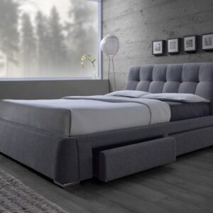 EASTERN KING BED (GREY)