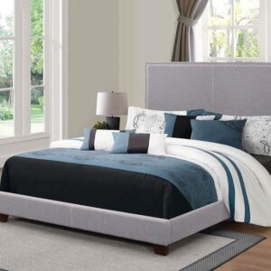 QUEEN BED (GREY)