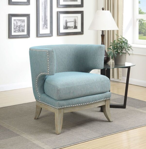 ACCENT CHAIR (BLUE)
