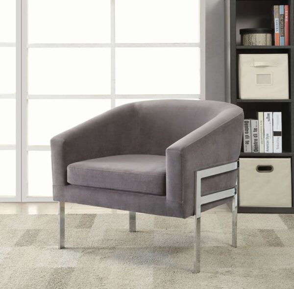 ACCENT CHAIR (GREY)