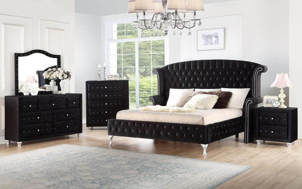 Deanna Queen Bedroom set 4 PCS