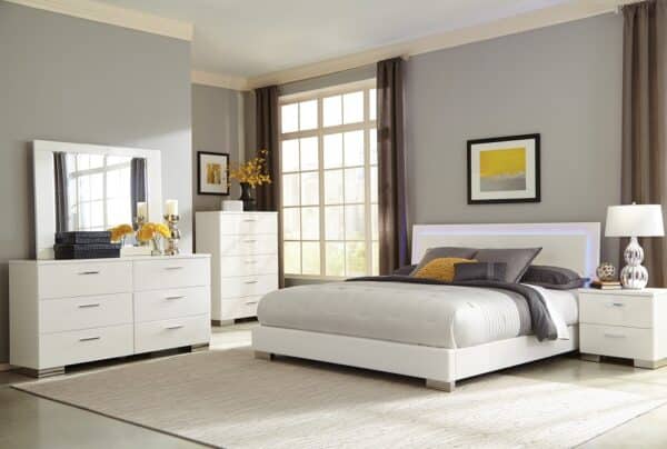 Felicity Queen Bedroom set 4 PCS