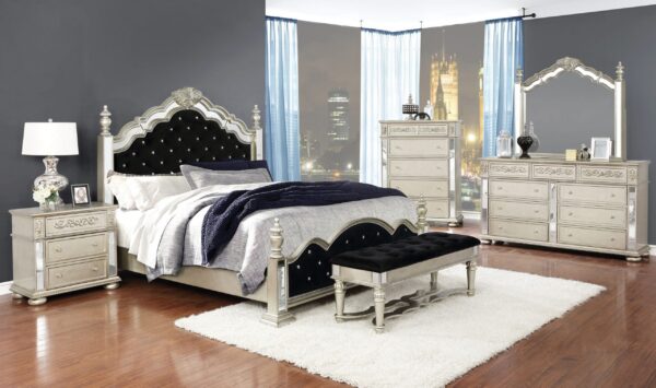 Heidi King Bedroom set 4 PCS