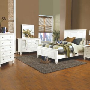 Sandy Beach Queen Bedroom set 4 PCS