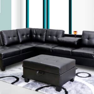 Sectional + Free Ottoman