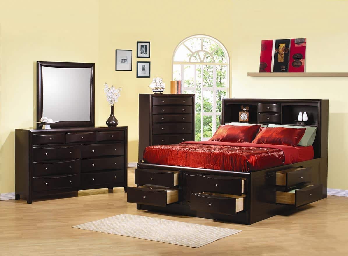 Phoenix Queen Bedroom set 4 PCS