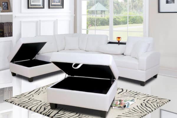 Sectional + Free Ottoman
